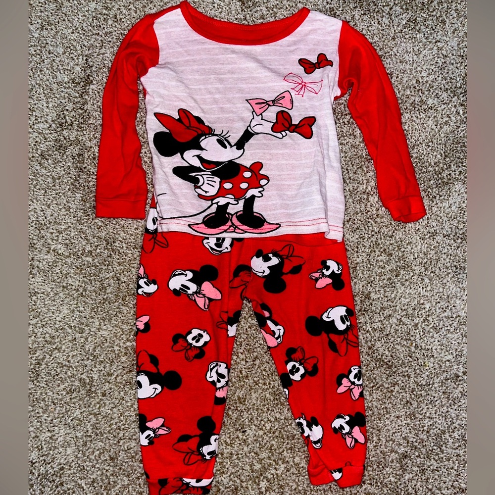 2-Piece Minnie Mouse Pajama Set - Size 2T